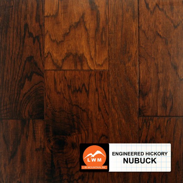 HAND SCRAPED HICKORY NUBUCK | LWELH-H1034-R